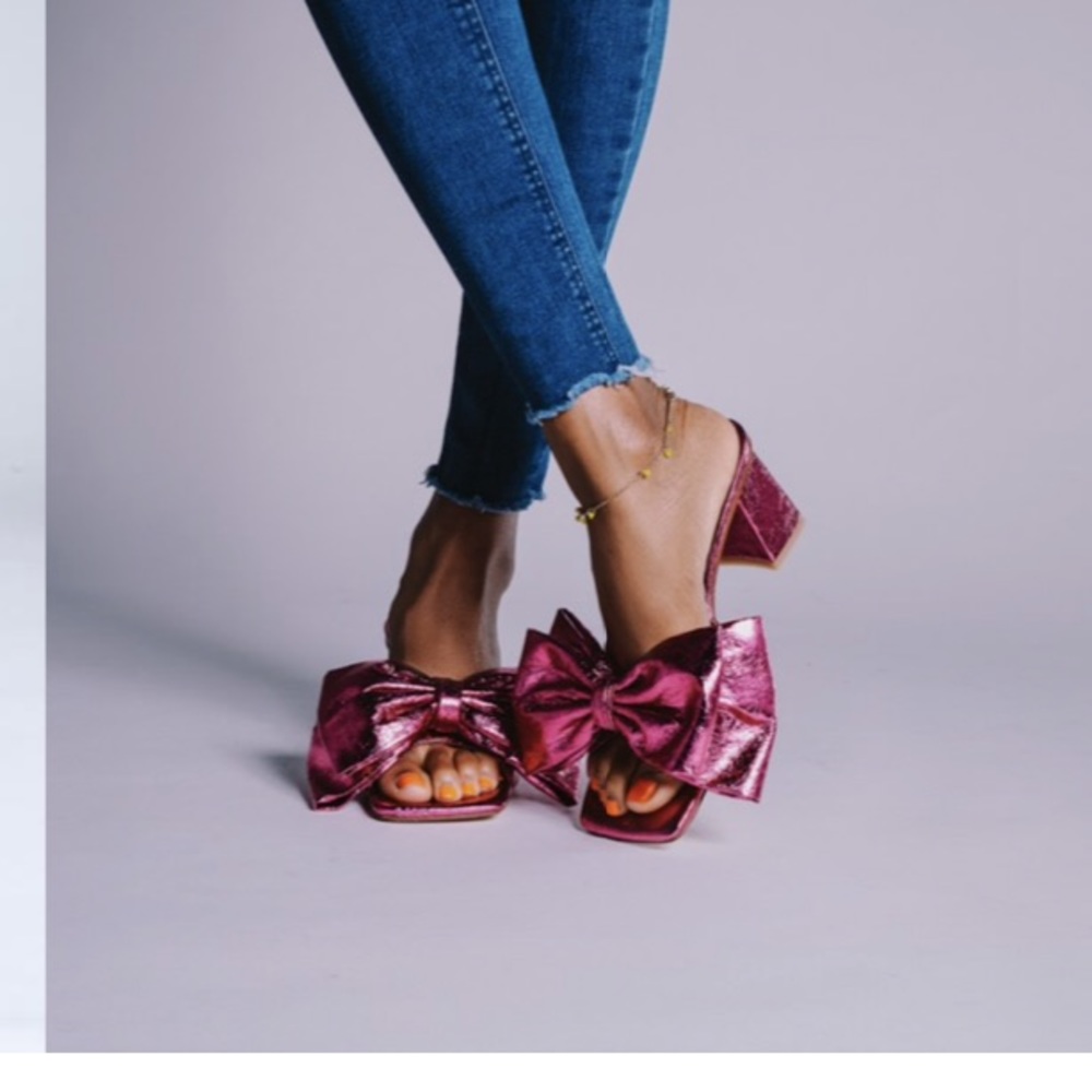 Nichole Lynel Bow mule sandal